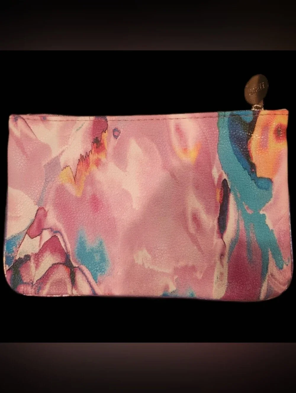 Ipsy July 2025 Watercolor Glambag Zipper Pouch